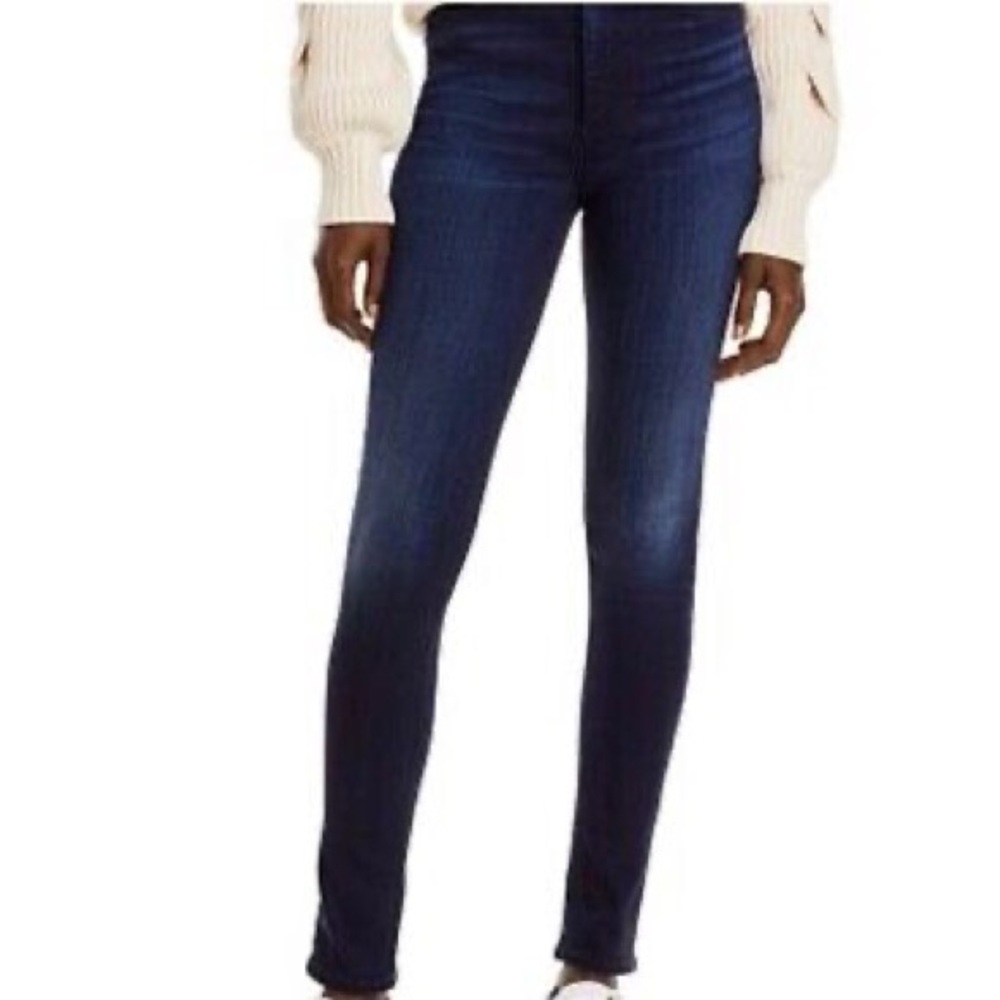 Rag & Bone Nina High Rise Skinny Jeans — Gate Blue Dark Wash — Size 25